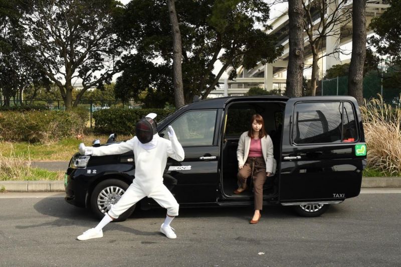 dịch vụ Fencer Taxi Nhật Bản lấy ý tưởng từ kiếm đạo dịch vụ Fencer Taxi Nhật Bản lấy ý tưởng từ kiếm đạo